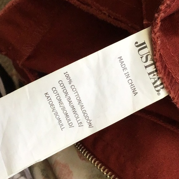 NWOT JUSTFAB rust colour jacket. Size 2X - Picture 4 of 4